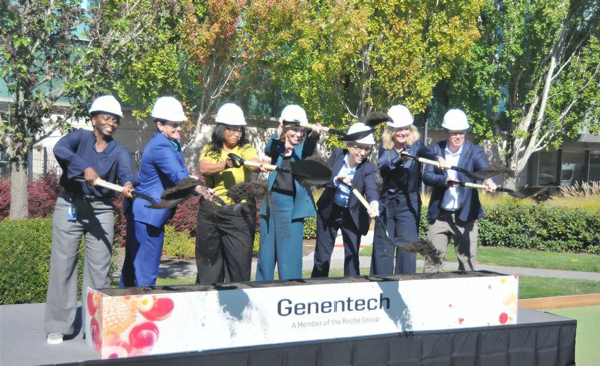 Genentech, Hillsboro, Oregon'da 750 milyon dolarlık üretim tesisinin temelini attı
